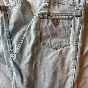 Vintage GUESS 1985 Women’s Light Blue, distressed jeans